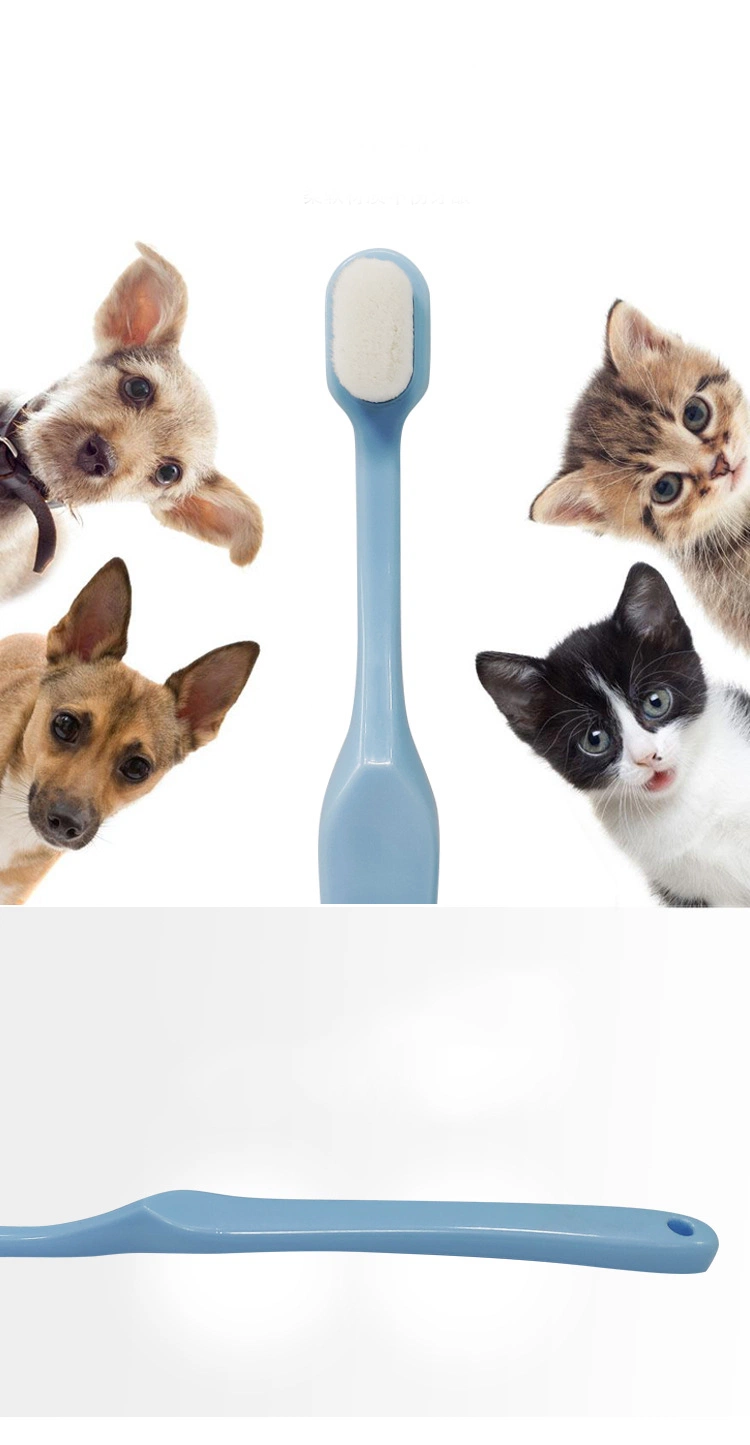 Soft Hair Superfine Super Soft Pet Ten Thousand Hair Toothbrush Small Head Nano Tooth Seam Dog Brush