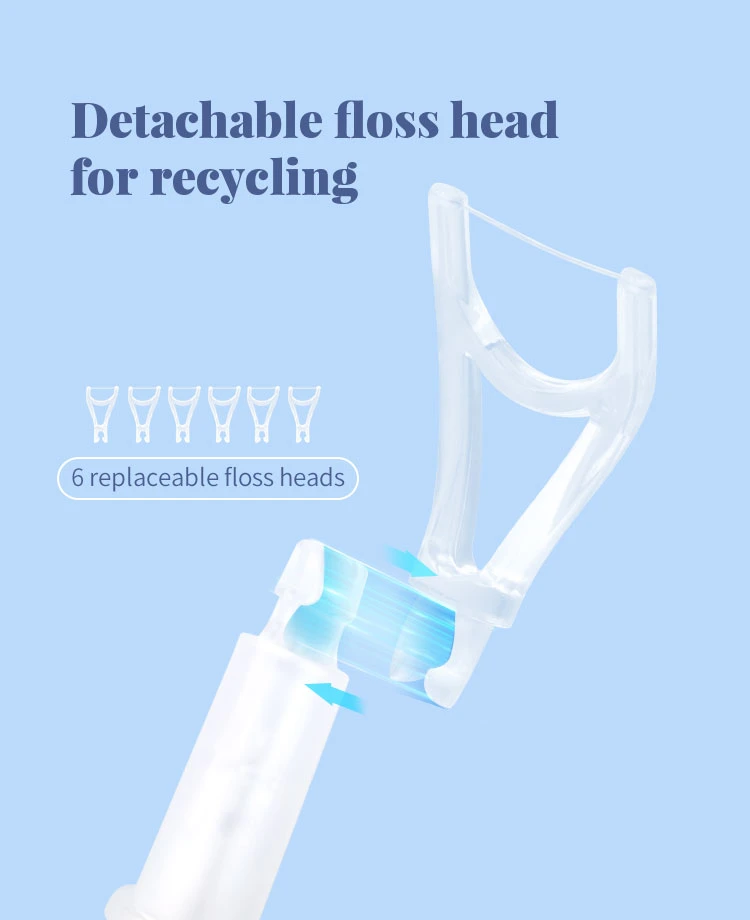Wholesale Glowing Dental Floss Pick Waterproof Dental Floss for Cleaning
