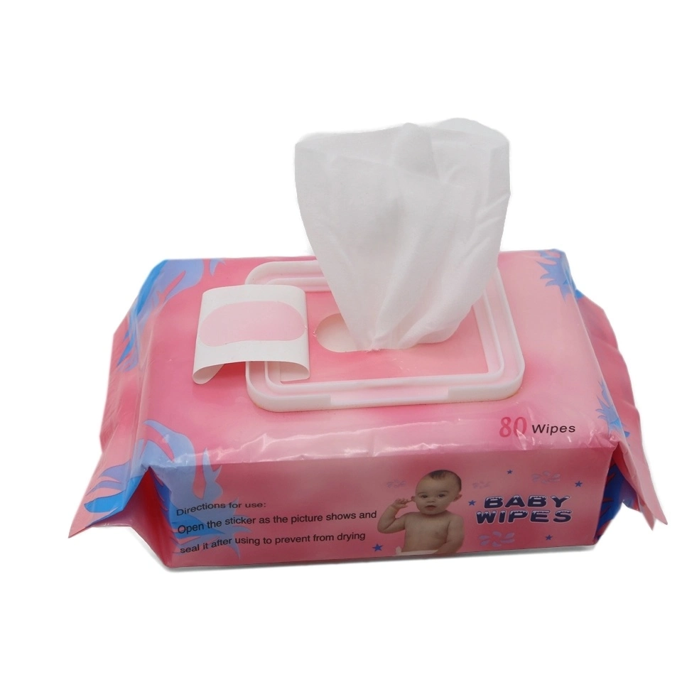 Private Logo Biodegradable Material Organic Baby Wet Wipes Organic Cleaning Wipe