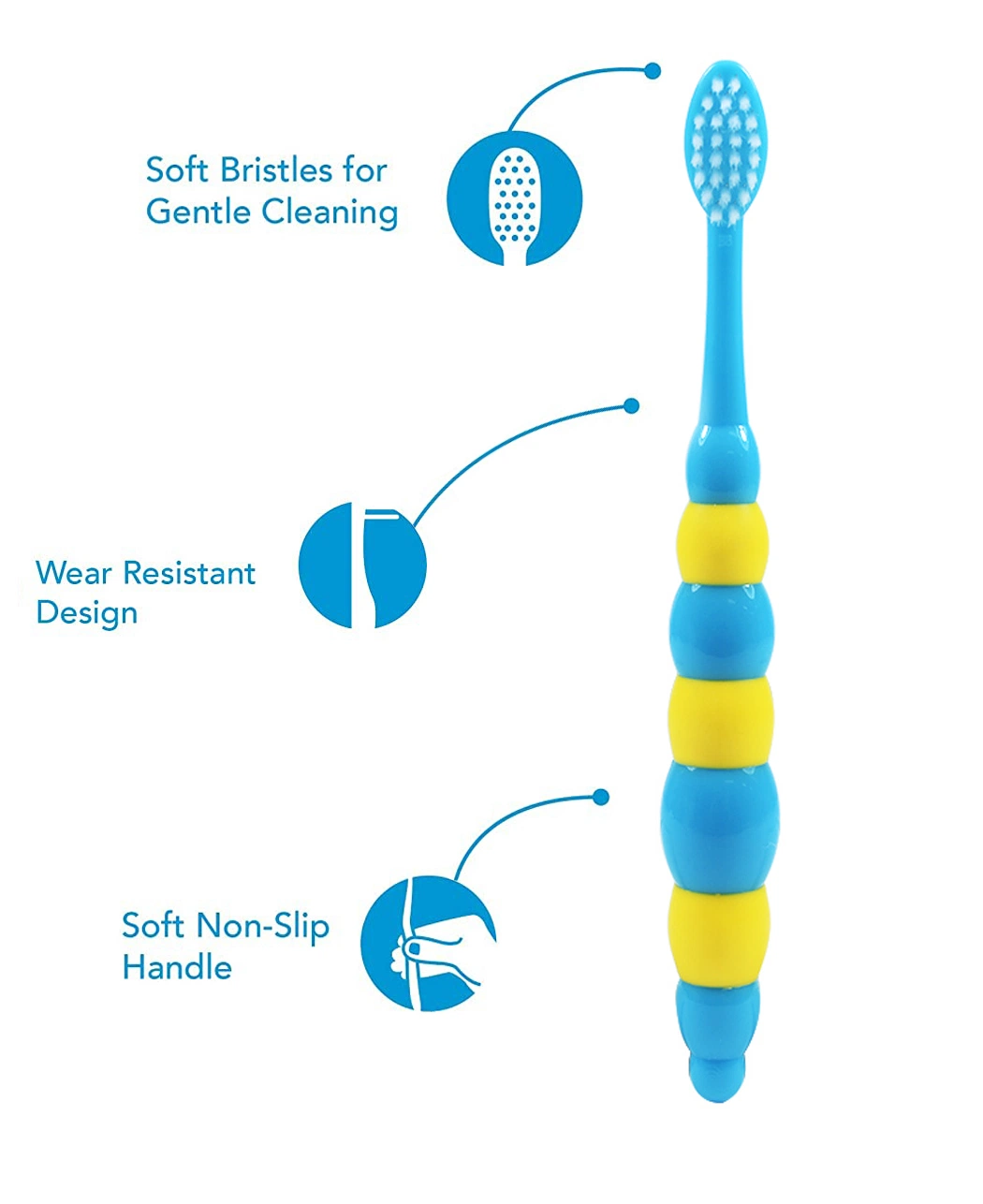 High Quality Cartoon Kids Manual Toothbrush Set Children Toothbrush