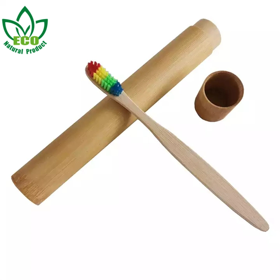 Foldable Feature Medium Bristle Type Charcoal Bamboo Toothbrush