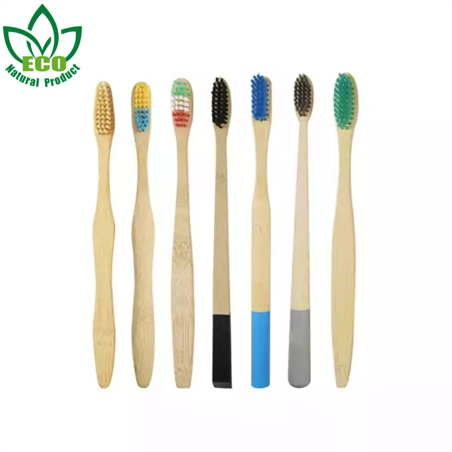 Free Sample 100% Biodegradable Eco Friendly Cepillo De Bambu Natural Organic Adult a Dent Bamboo Toothbrush