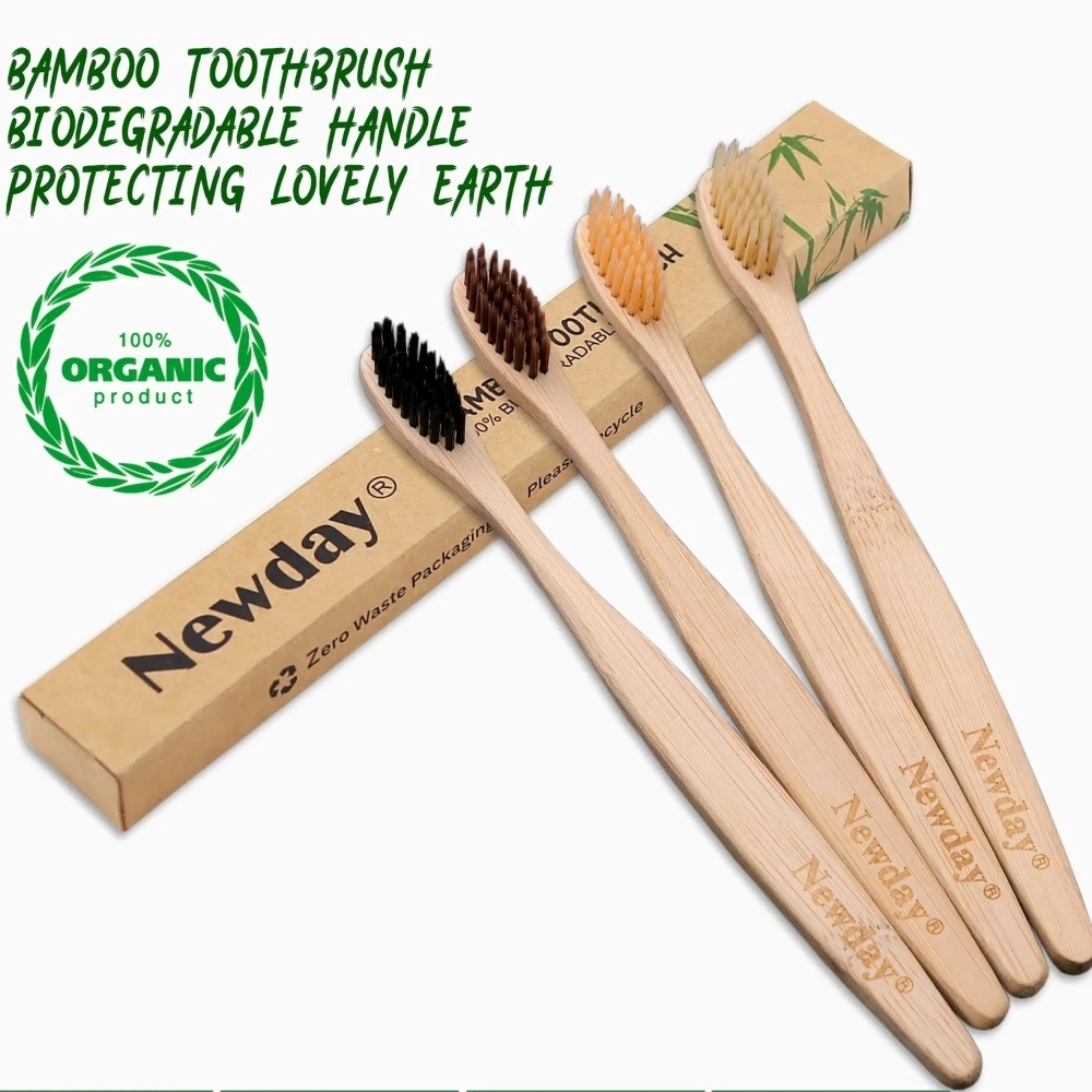 Bamboo Toothbrush with Hotel Amenities for Hotel Room Using