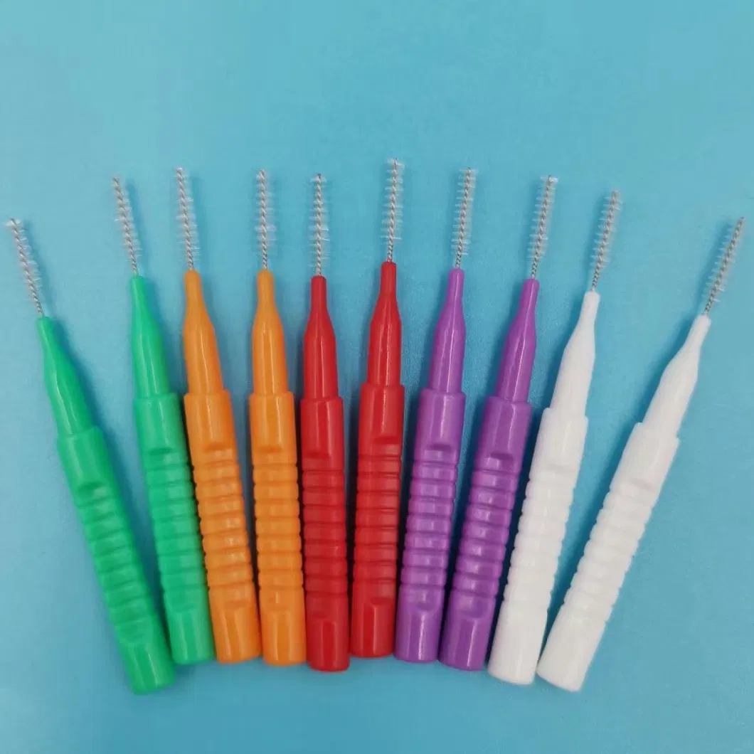 Portable Reusable Toothbrush Toothpick Dental Interdental Brush for Teeth Cleaning
