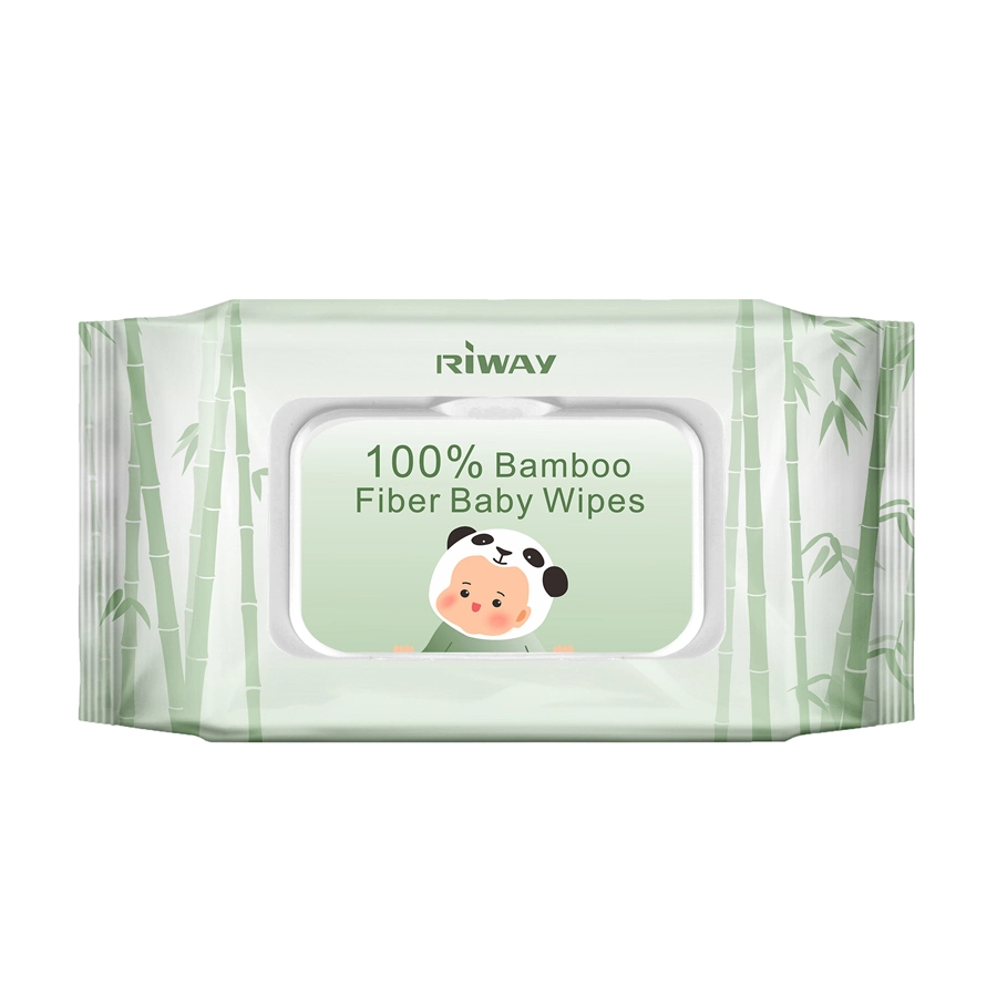 100% Bamboo Biodegradable Unscented or Scented Baby Wet Wipes