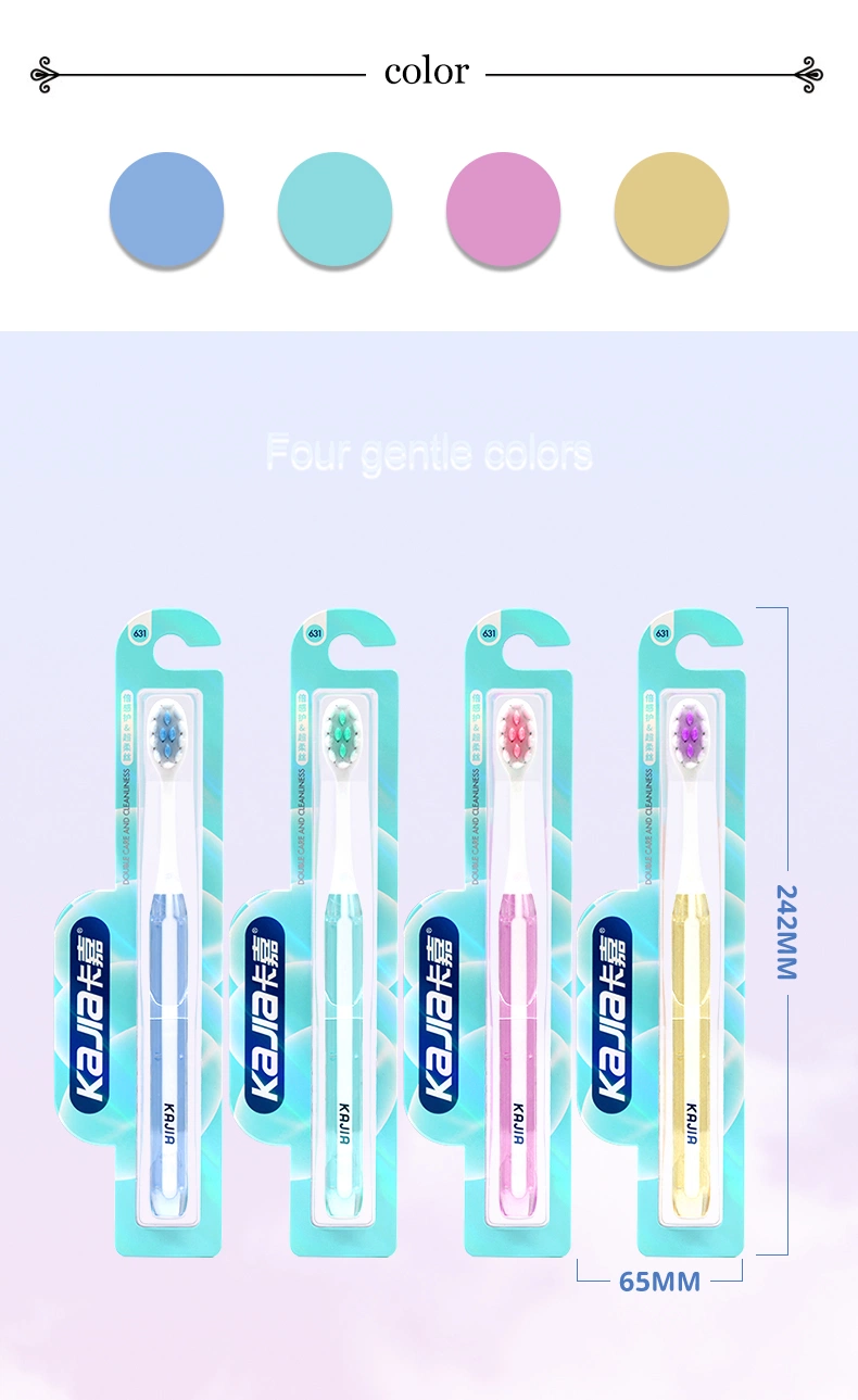 New Design Comfortable Handle Fast Delivery Custom Logo Adult Toothbrush