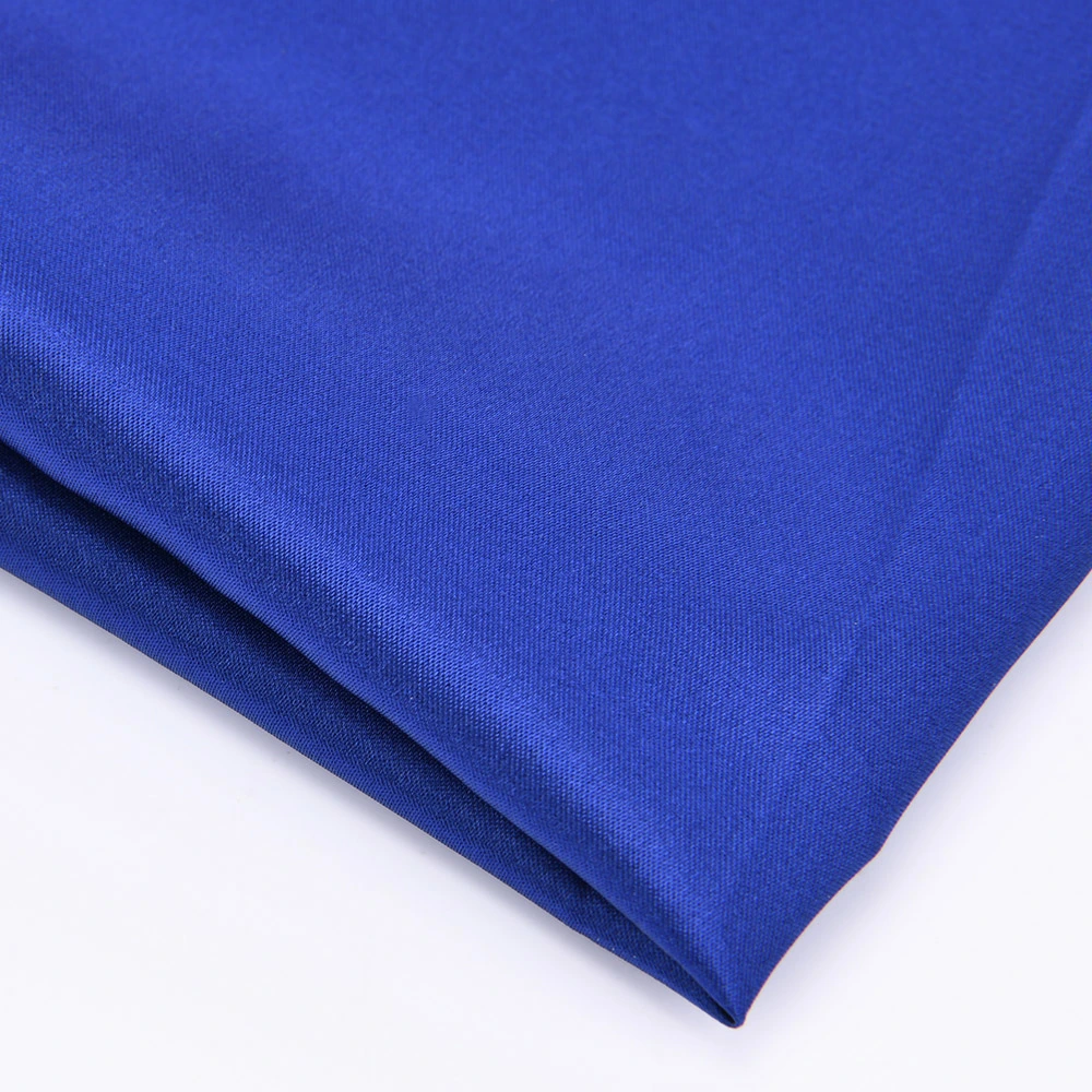 Custom Color 95%Polyester 5%Spandex Shiny Satin Fabric Stretch for Pajamas Wedding Dress