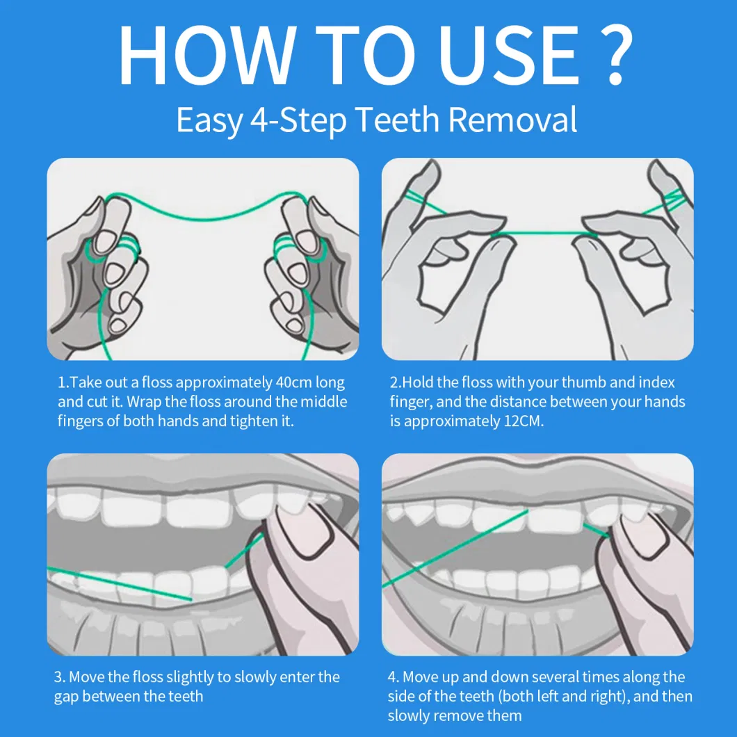 Bamboo Stick Tooth Picks Dental Floss Dental Care Oral Hygiene Toothpicks