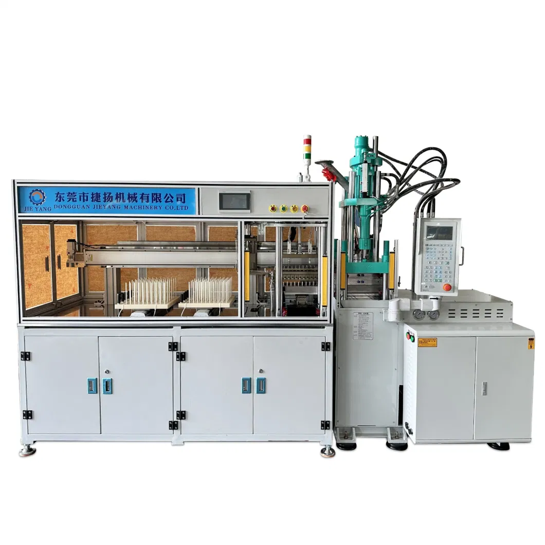 Full Automatic Equipment Manufacturing Plastic Flosser Dental Floss Stick Tooth Pick Making Vertical Injection Molding Machine