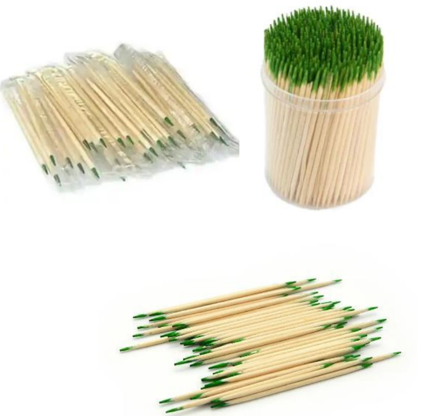 Plastic Bottle Packed Toothpicks OEM Logo Factory Price Two Tips Plastic Color Containers Disposable Bottled Bamboo Toothpick