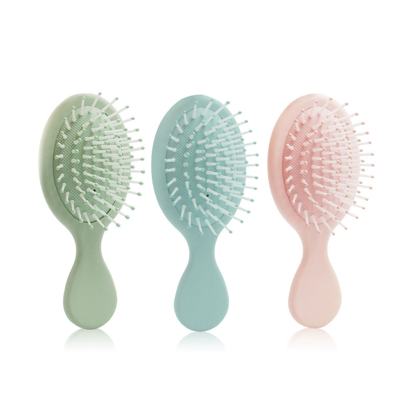 Custom Logo Mate Hair Comb Styling Soft Tooth Plastic Handle Hair Comb Airbag Massage Head Hair Brush