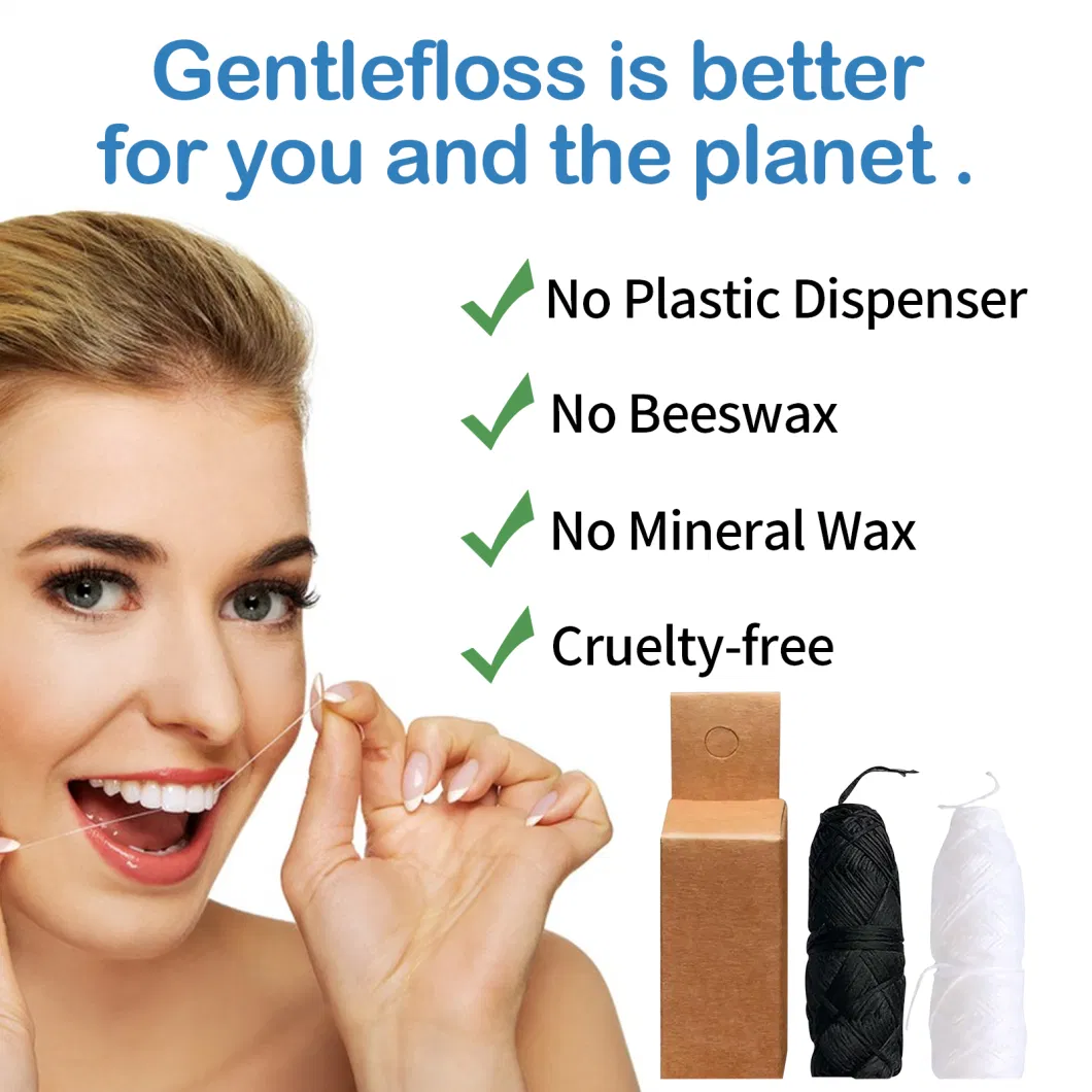 High Quality Nylon Floss Waxed Dental Floss with Customization