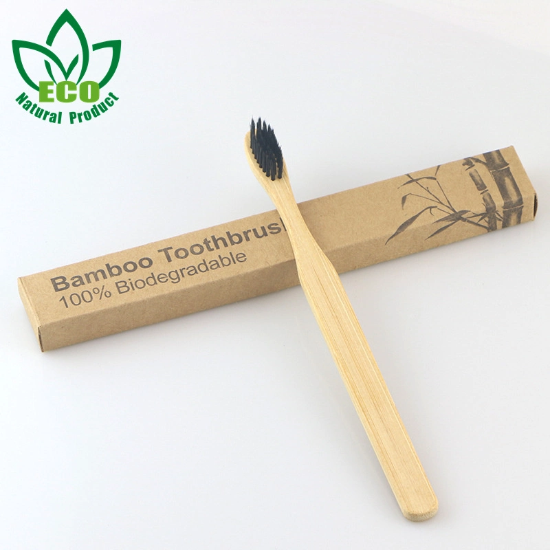 Environmentally Friendly and Harmless Private Label Organic Biodegradable Baby Bamboo Toothbrush