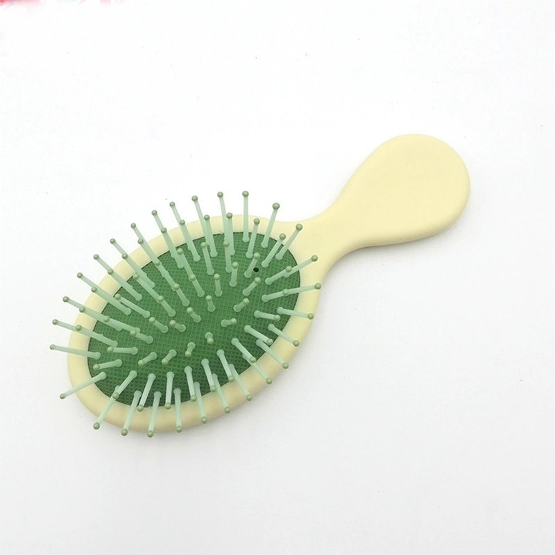 Custom Logo Mate Hair Comb Styling Soft Tooth Plastic Handle Hair Comb Airbag Massage Head Hair Brush