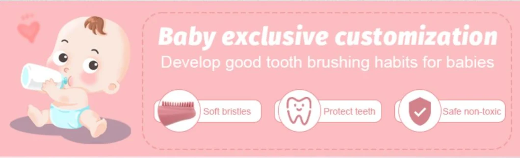 Hot Sales Ultra Soft Infant Food Grade Brushes Silicone Baby Finger Toothbrush