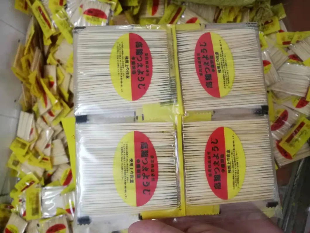 65mm Individual Toothpick Disposable Fruit Toothpicks, Hotel, Restaurant Toothstick Bamboo