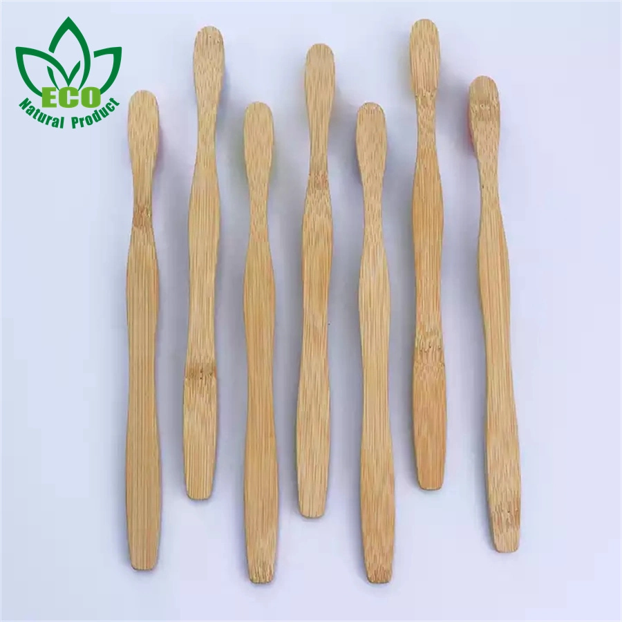 10PCS Colorful Natural Soft Bristle Bamboo Toothbrush Set