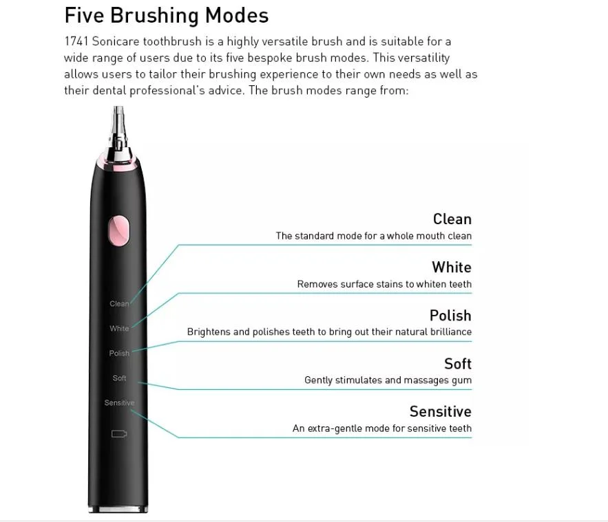 Adult Electric Tooth Brush Smart Electr Toothbrush Head Sonic