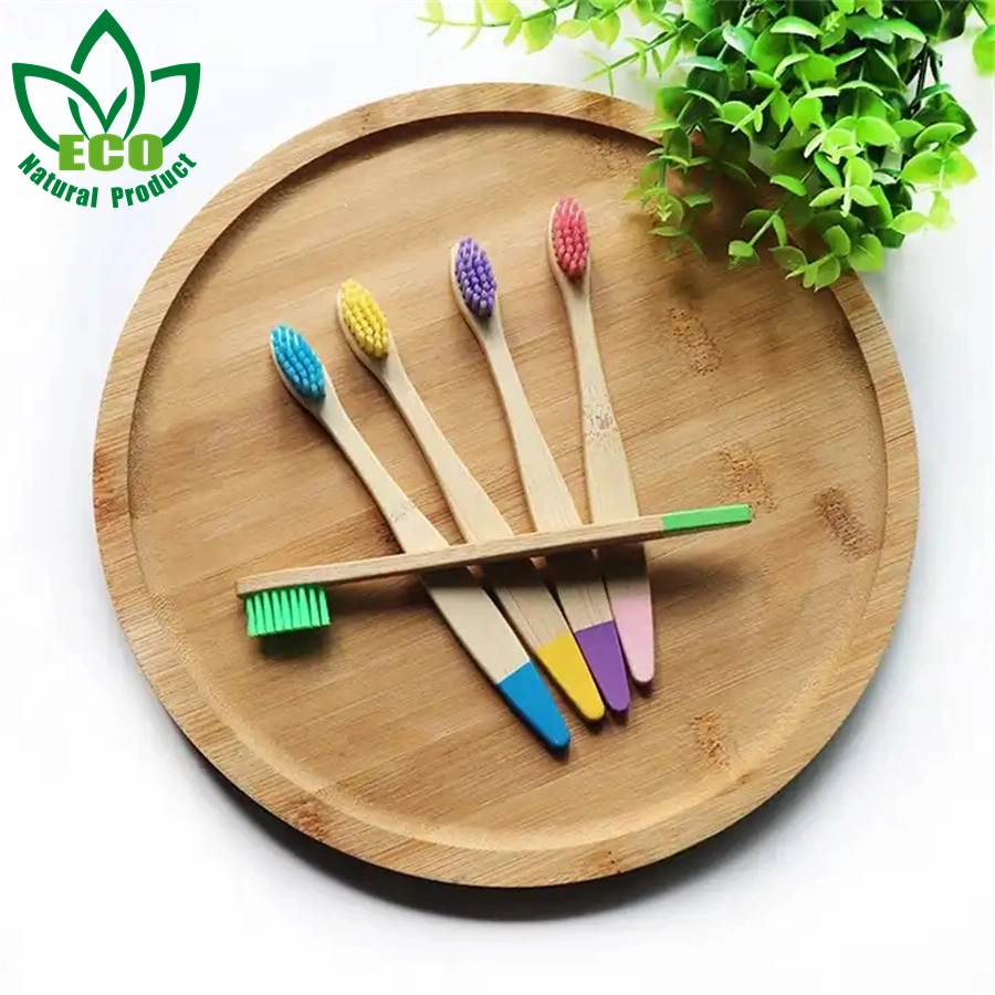 Children&prime;s Bamboo Toothbrush Bamboo Toothbrush Set