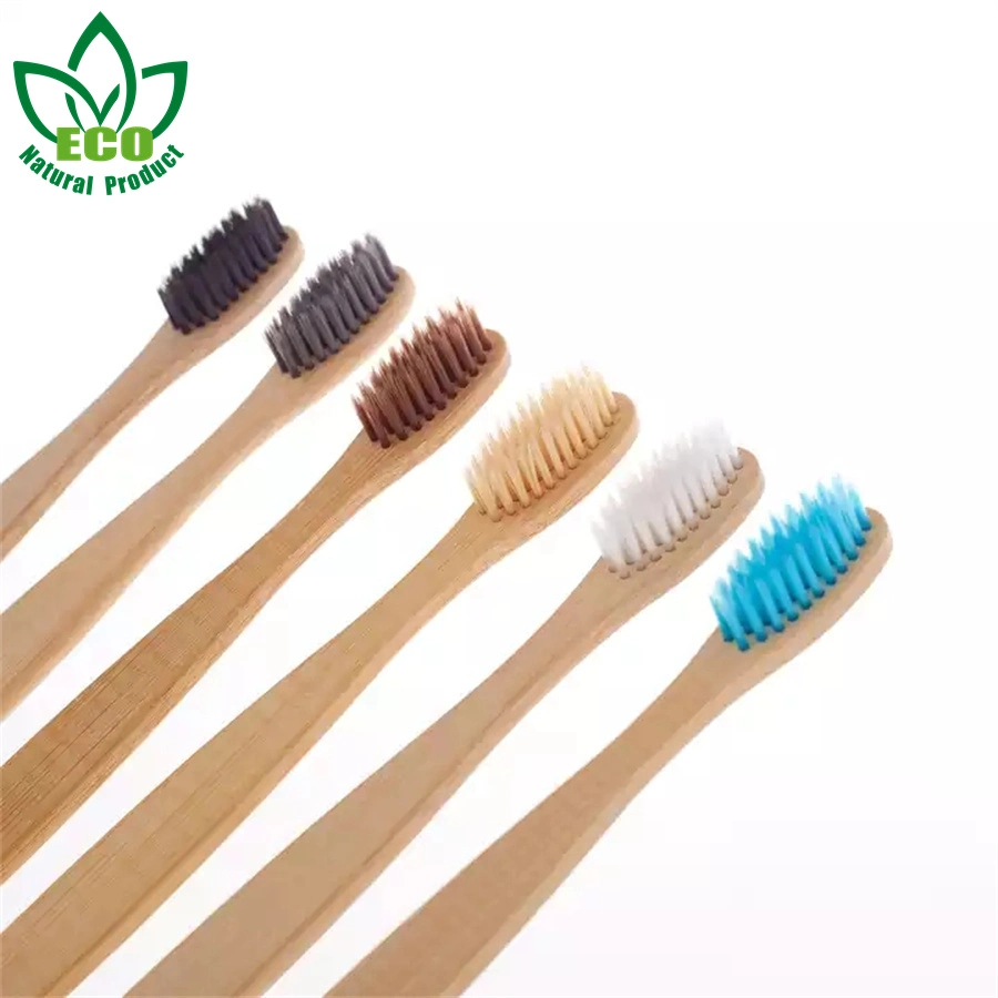 Supplier Bamboo Toothbrush Eco-Friendly Charcoal Bristles Brush and Best Quality for Travel