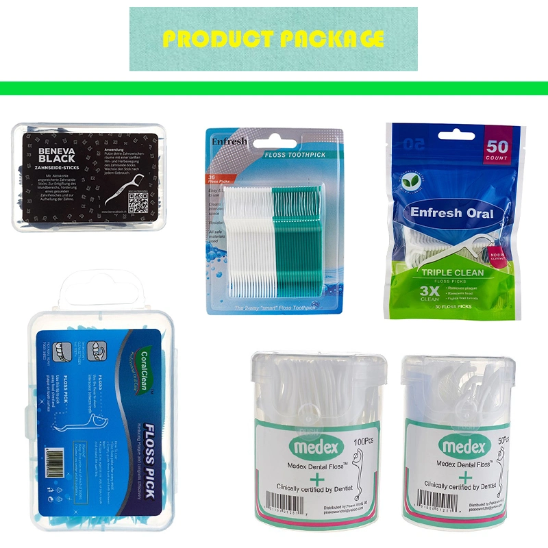 Biodegradable Dental Flosser Floss Toothpick Factory