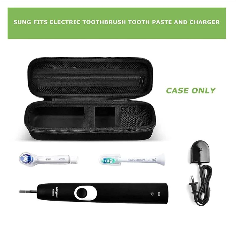 Factory Customized Travel Shockproof Portable Carrying EVA Tool Storage Case for Rechargeable Electric Toothbrush