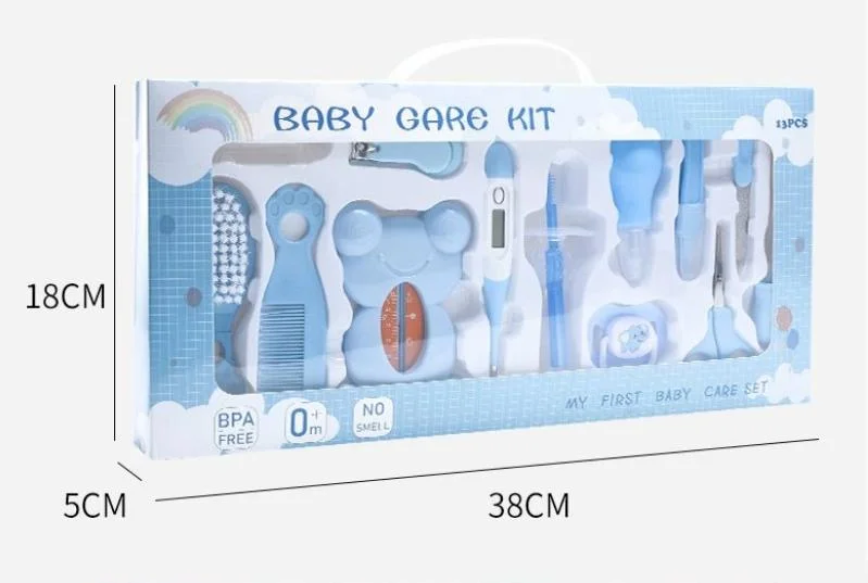 Baby Healthcare Grooming Kit Health Safety Care Set Baby Nursery with Toothbrush Nail