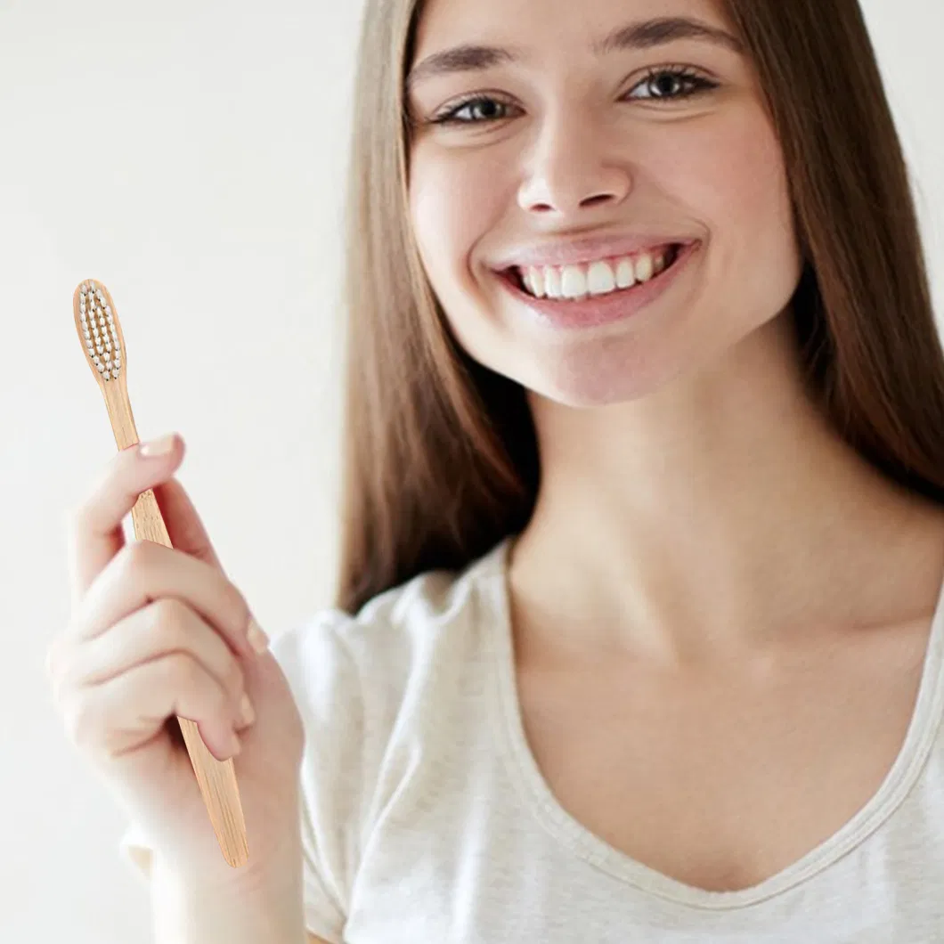 Ultra Soft Bristles Bamboo Toothbrush with Low Price with FDA