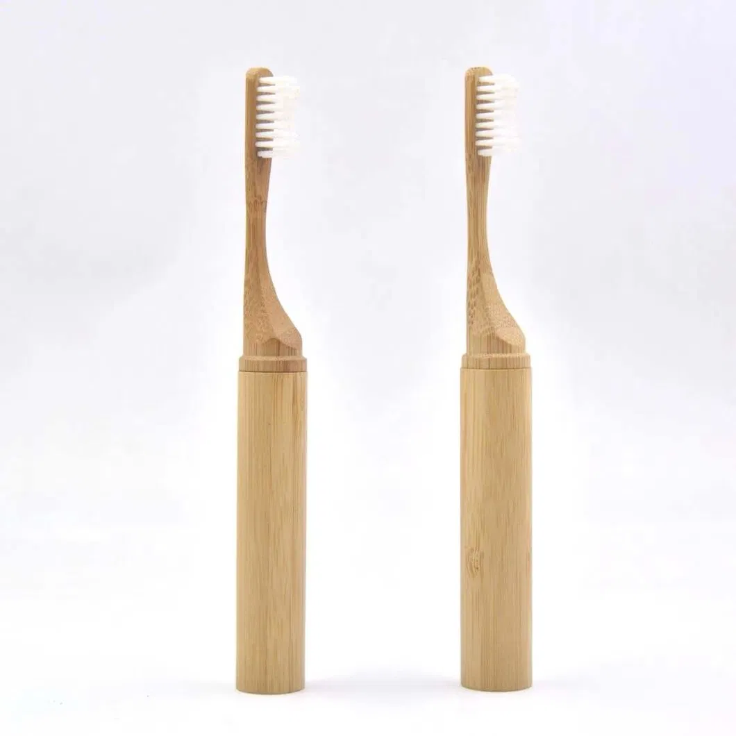 Travel Bamboo Toothbrush with Replacement Head