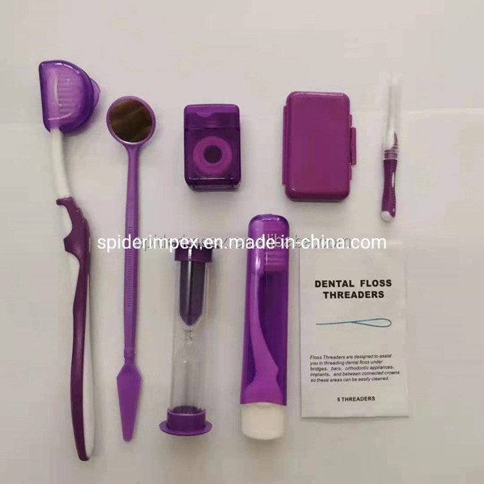 Dental Hygiene Orthodontic Kit Toothbursh Oral Care Kit Orthodontic Brushing Kit