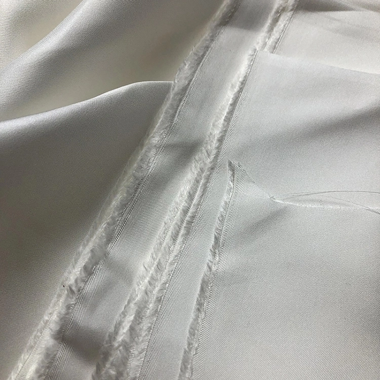 100% Silk Fabric 14mm 140cm Silk Twill Natural White Fabric