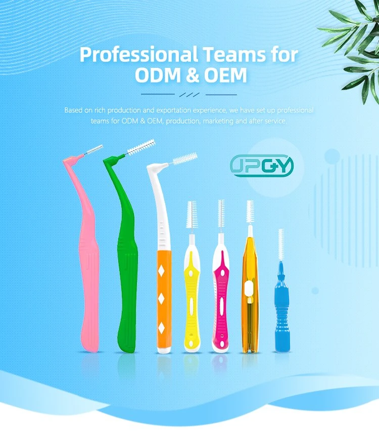 Dental Disposable Interdental Brushes Dental Teeth Gap Cleaner Interspace Brushes