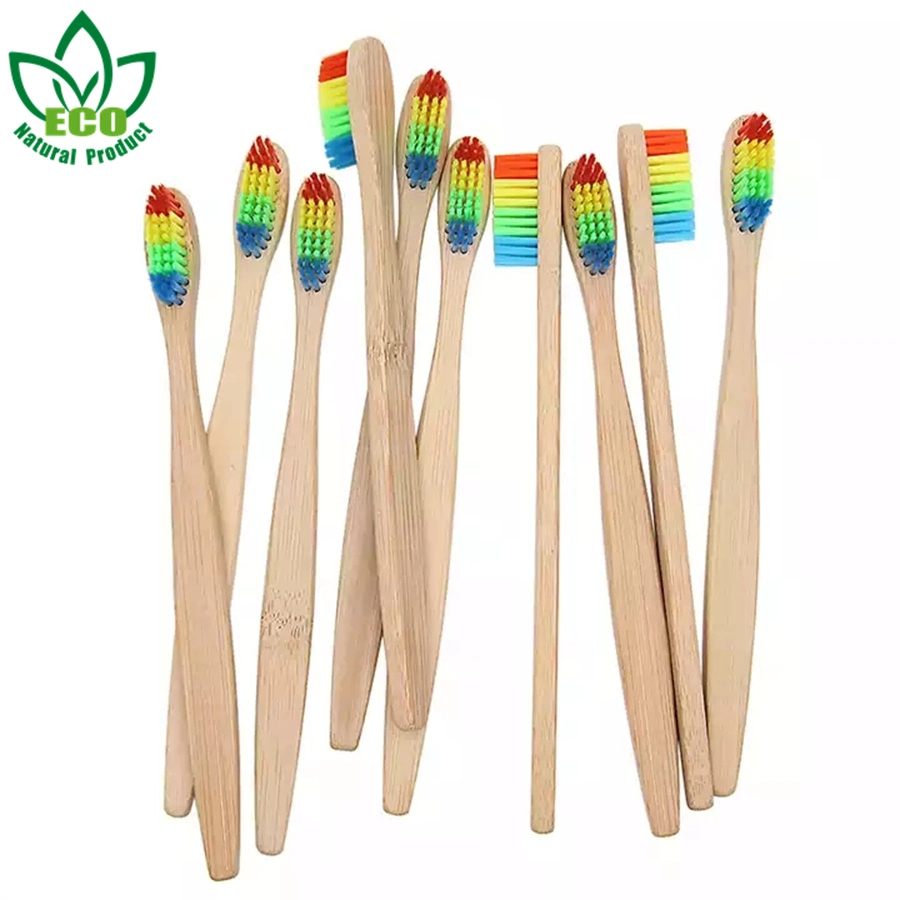 Wholesale Bamboo Toothbrush Charcoal Private Label Soft BPA Free Bristles Biodegradable Bambu Cepillo De Dientes