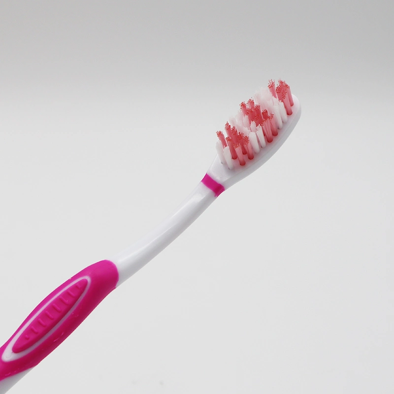 Wholesale Wave Type Soft Bristles Dental Care Handle Adult Toothbrush