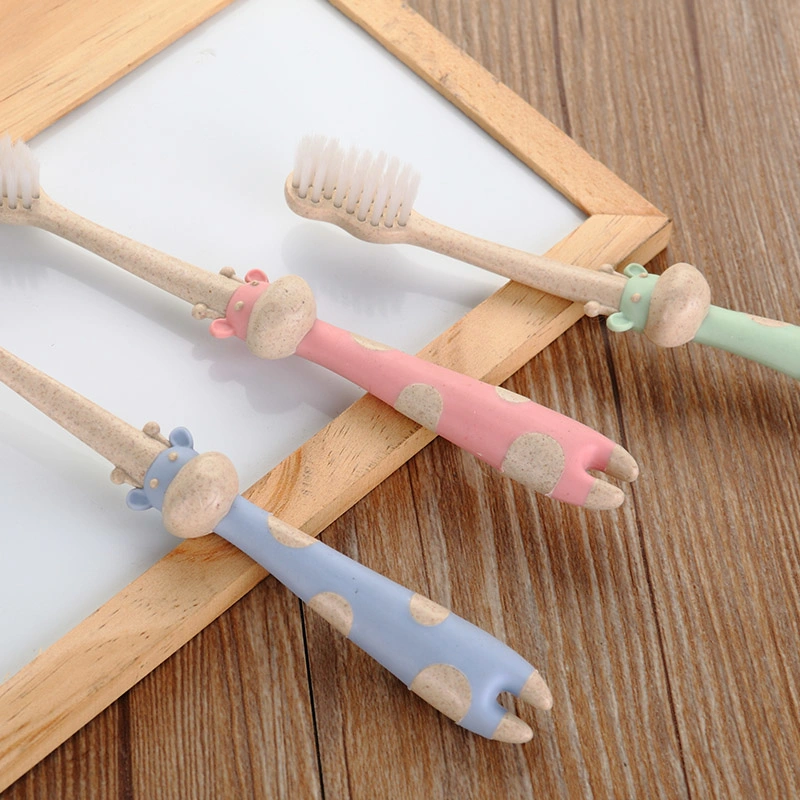 Custom Cartoon Animal Kid/Child/Children Cute Soft Bristle Toothbrush