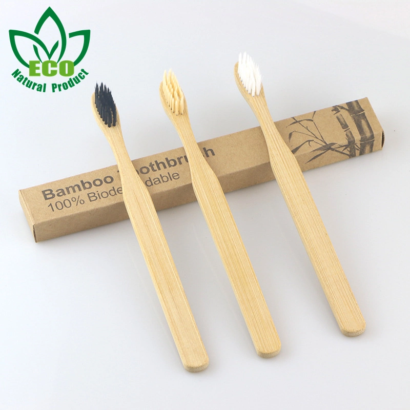 Environmentally Friendly and Harmless Private Label Organic Biodegradable Baby Bamboo Toothbrush