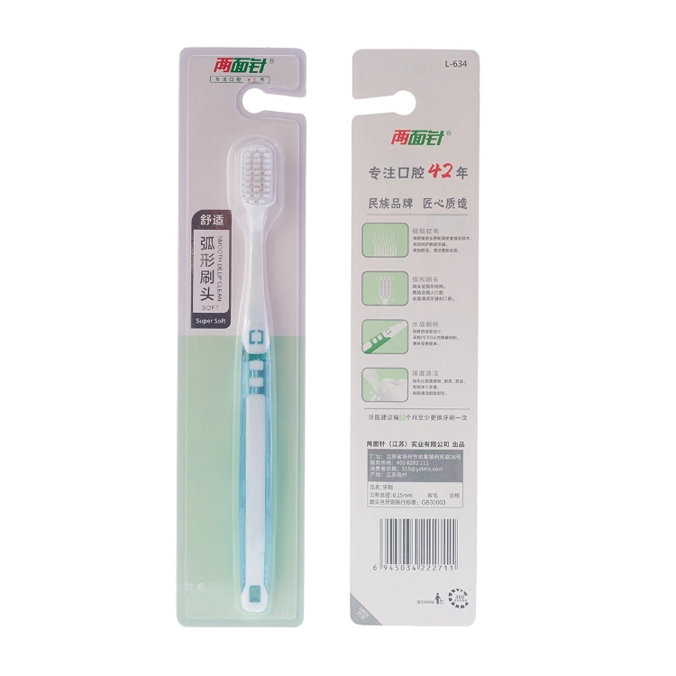 OEM Logo Cheap New Style Individual Wrapped Super Soft Bristles Adult Home Plastic Manual Toothbrush