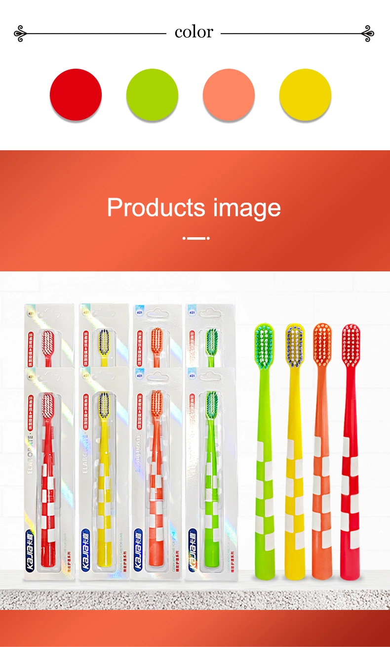 New Design Hot Sale Modern Individually Wrapped Travel Toothbrush BPA-Free Comfortable Adult Toothbrush