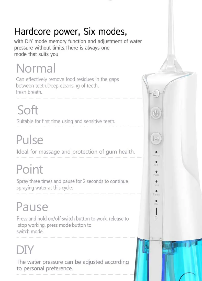 Oral Care Water Flosser Dental Irrigator with Cheap Price