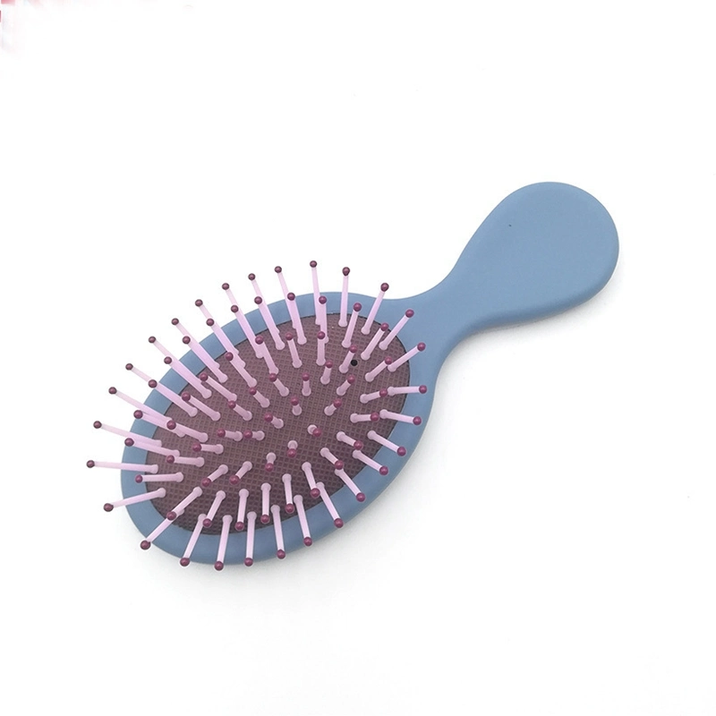 Custom Logo Mate Hair Comb Styling Soft Tooth Plastic Handle Hair Comb Airbag Massage Head Hair Brush