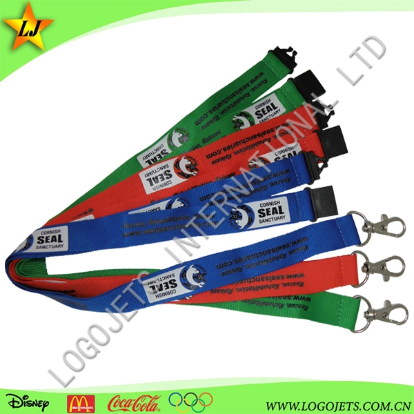 Factory Supply Promotional Silk Screen Printed Lanyard