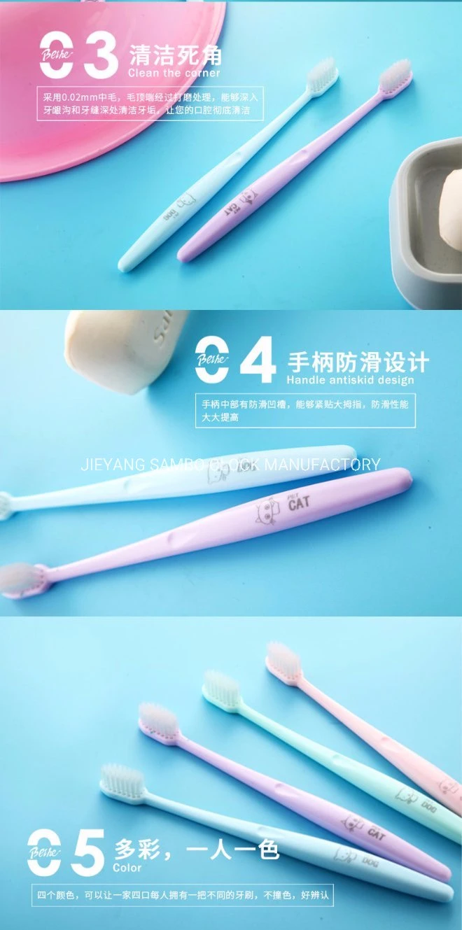 Beihe Soft Nylon Bristles Toothbrush