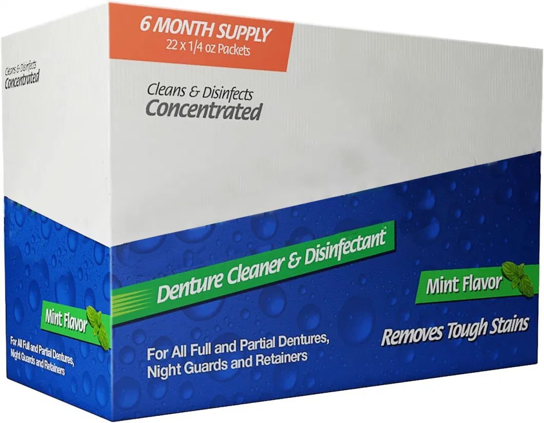 Hot-Sale FDA-Certified Retainer Cleaner Tablets Whitening Dental Care for Cleaning Dentures and Teeth