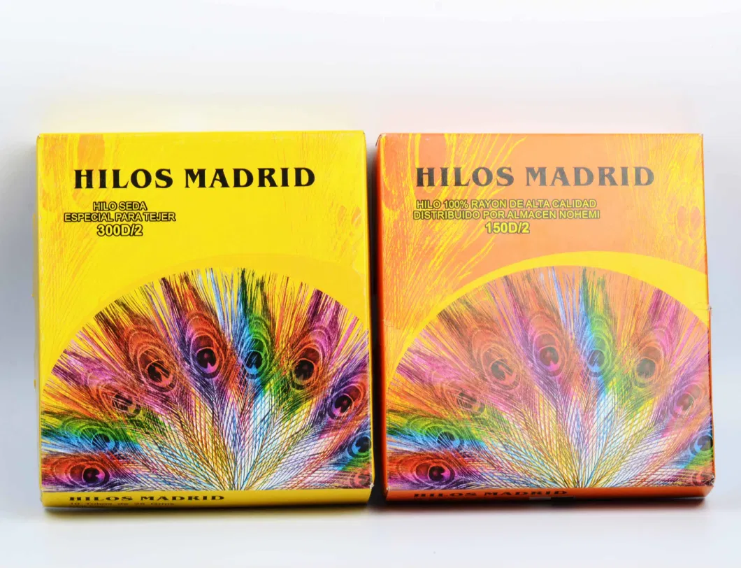 Brand New China Manufacturer Hilos Madrid 100% Rayon Viscose Embroidery Silk Thread Machine Embroidery Thread