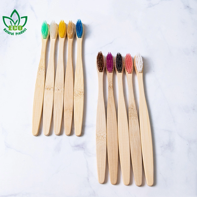 Supplier Bamboo Toothbrush Eco-Friendly Charcoal Bristles Brush and Best Quality for Travel