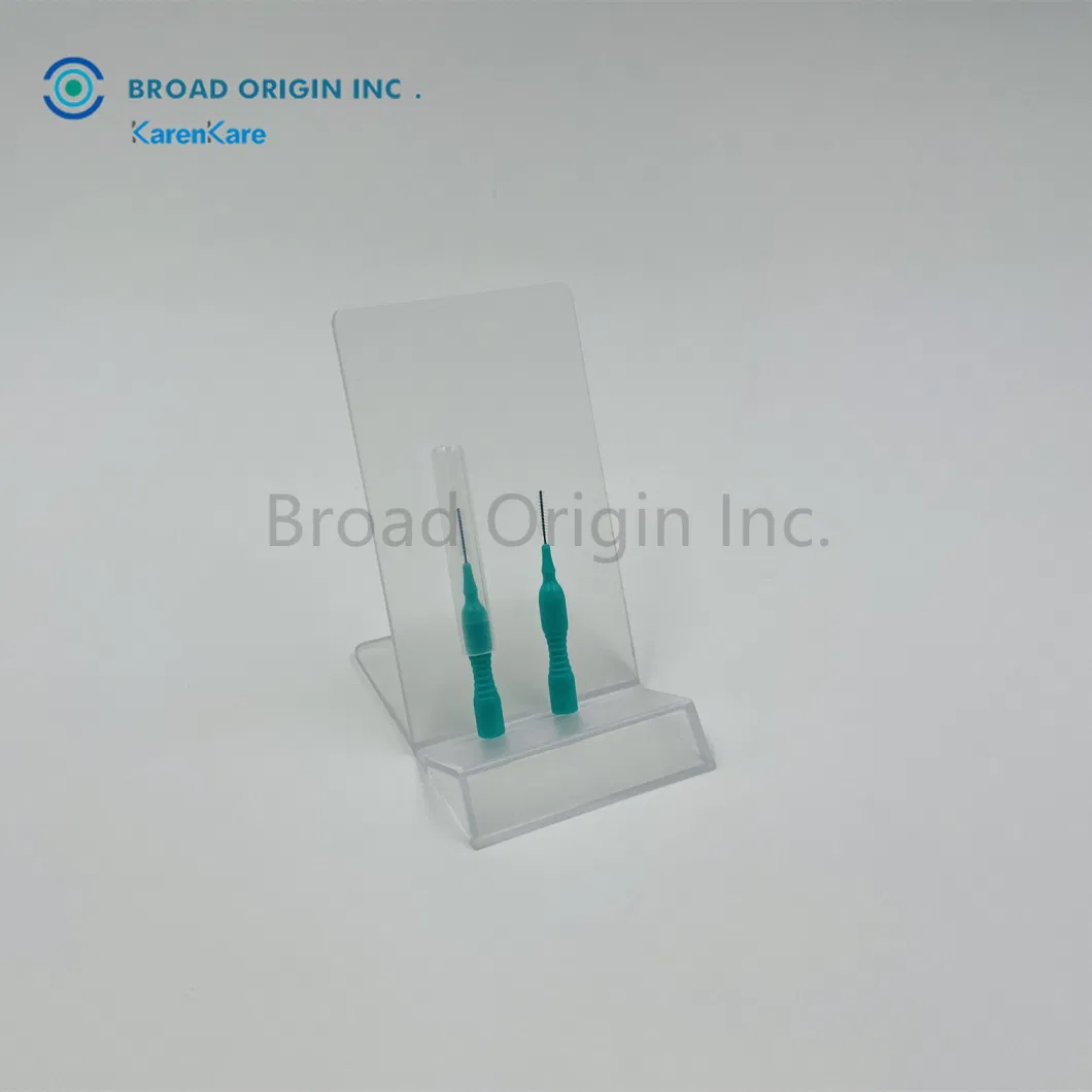 Wholesale Biodegradable Interdental Brush Dental Brush Pick Nylon Bristle PP Handle CE Certificate