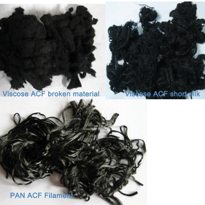 Black Pan Long Activated Carbon Fiber Silk