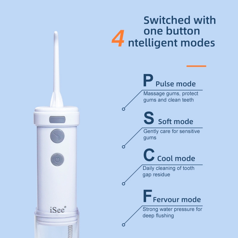 Efficiently High Pressure Waterproof Mini Love Oral Irrigators Water Flosser for Cleaning