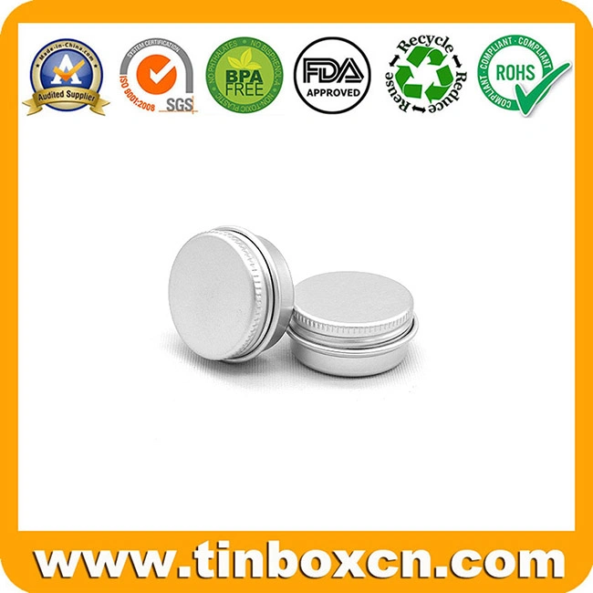 5ml 10ml 15ml 25ml 30ml 50ml 60ml Cometics Wax Candle Metal Tin Aluminum Jars