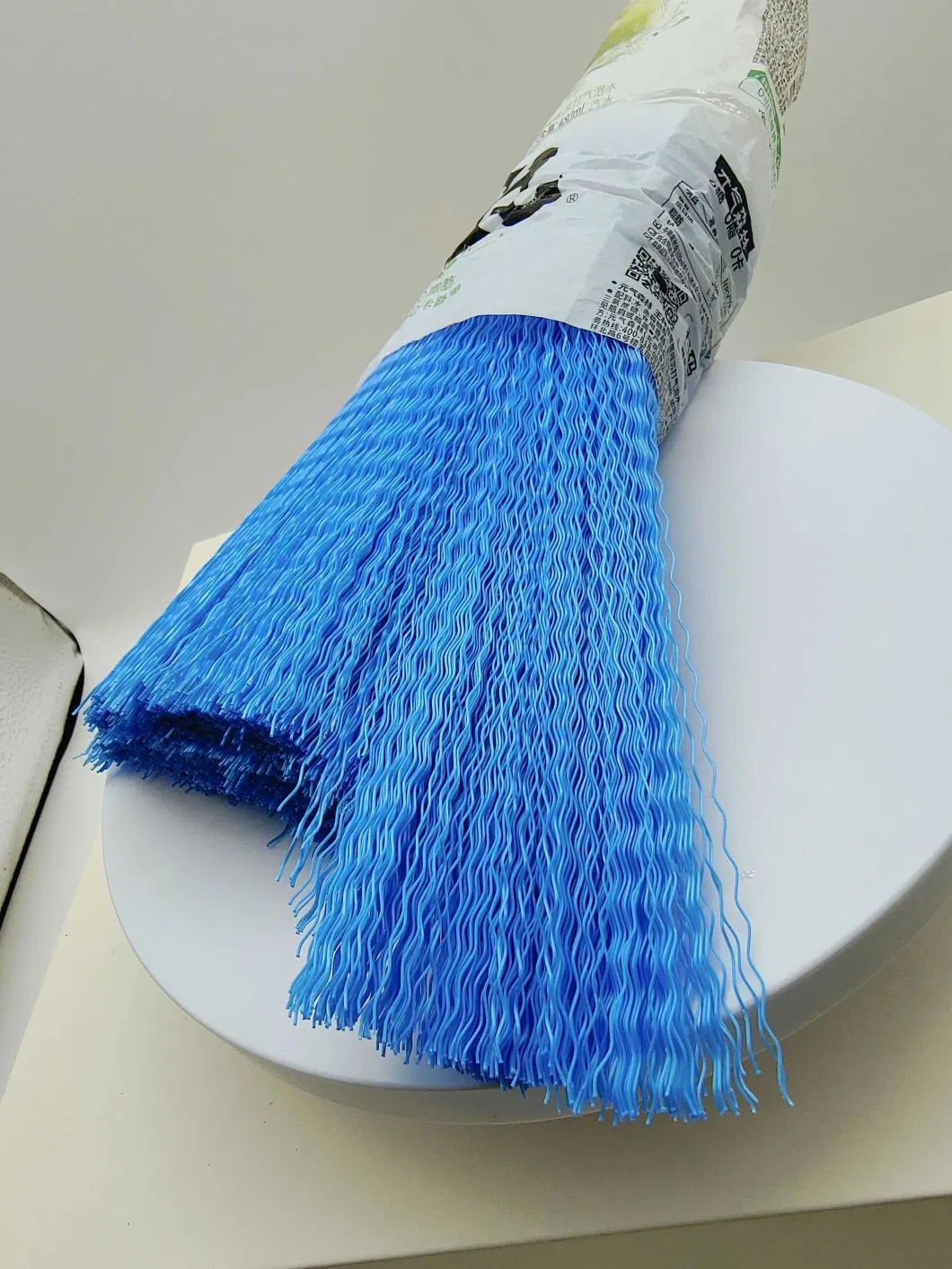 Supply of PVC Mixed Color Filament, Elasticity Fleece Bristles, Customized Corrugated Silk